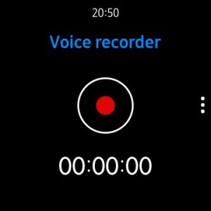 Voice Recorder on Galaxy Watch