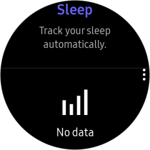 Sleep Tracking on Galaxy Watch