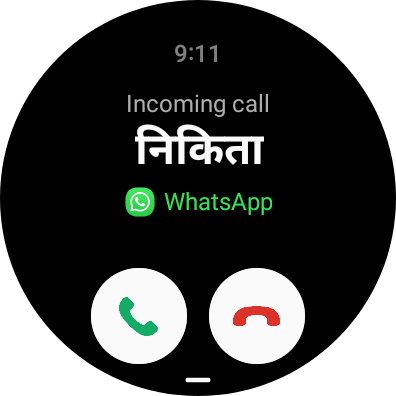 WhatsApp Calling on Galaxy Watch