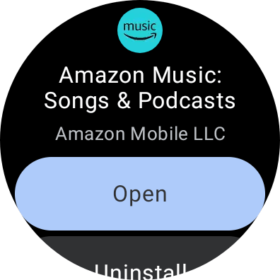 Amazon Music Wear OS